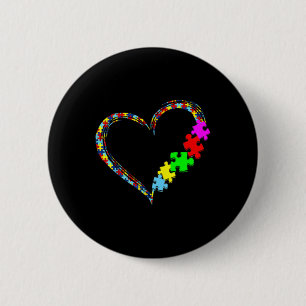 Autism Awareness Accept Understand Love Support Bl 6 Cm Round Badge