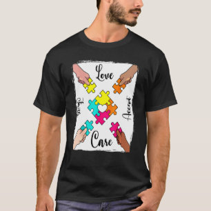 Autism Awareness Acceptance Colour Puzzle Pieces 1 T-Shirt