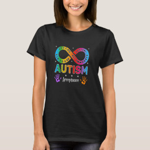 Autism Awareness Acceptance Design Infinity Symbol T-Shirt