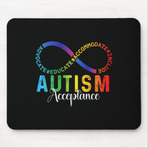 Autism Awareness Acceptance Infinity Symbol Advoca Mouse Mat