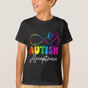 Autism Awareness Acceptance Infinity Symbol Advoca T-Shirt