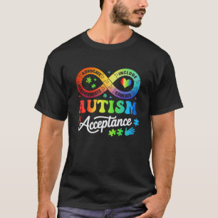 Autism Awareness Acceptance Infinity Symbol Men Wo T-Shirt