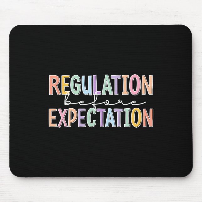 Autism Awareness Acceptance Regulation Before Expe Mouse Mat (Front)