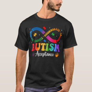 Autism Awareness Acceptance Shirt Infinity Symbol