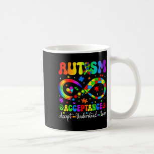 Autism Awareness Acceptance Shirt Infinity Symbol Coffee Mug