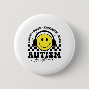 Autism Awareness Acceptance Special Education Teac 6 Cm Round Badge