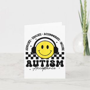 Autism Awareness Acceptance Special Education Teac Card