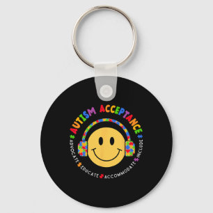 Autism Awareness Acceptance Special Education Teac Key Ring