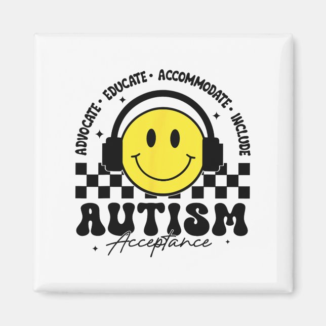 Autism Awareness Acceptance Special Education Teac Magnet (Front)