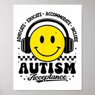 Autism Awareness Acceptance Special Education Teac Poster