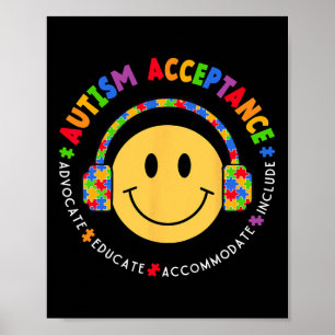 Autism Awareness Acceptance Special Education Teac Poster