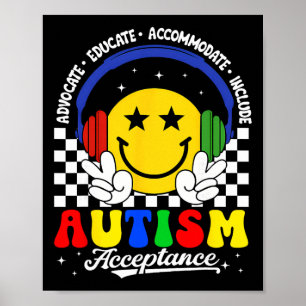 Autism Awareness Acceptance Special Education Teac Poster