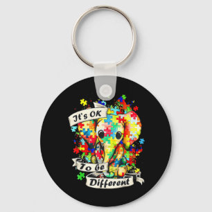 Autism Awareness Acceptance Women Kid Its Ok To Be Key Ring