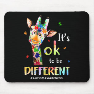 Autism Awareness Acceptance Women Kid Its Ok To Be Mouse Mat