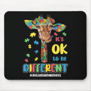 Autism Awareness Acceptance Women Kid Its Ok To Be Mouse Mat