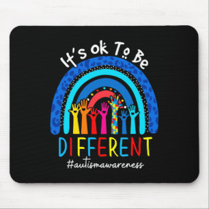 Autism Awareness Acceptance Women Kid Its Ok To Be Mouse Mat