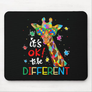 Autism Awareness Acceptance Women Kid Its Ok To Be Mouse Mat