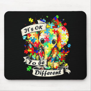 Autism Awareness Acceptance Women Kid Its Ok To Be Mouse Mat