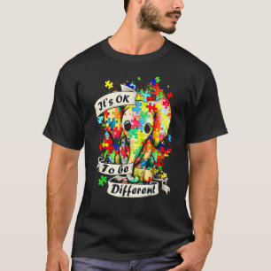 Autism Awareness Acceptance Women Kid Its Ok To Be T-Shirt