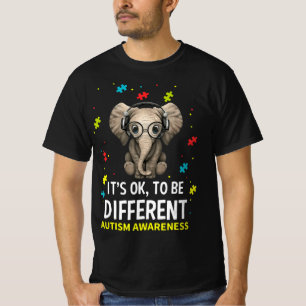 Autism Awareness Acceptance Women Kid Its Ok To Be T-Shirt