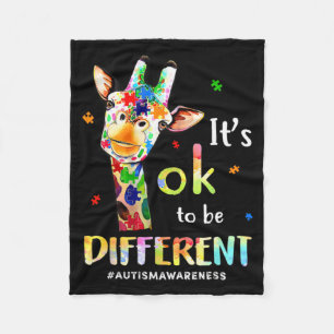 Autism Awareness Acceptance Women Kid Teacher T Sh Fleece Blanket
