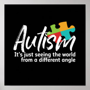 Autism Awareness and Support for Autistic Children Poster
