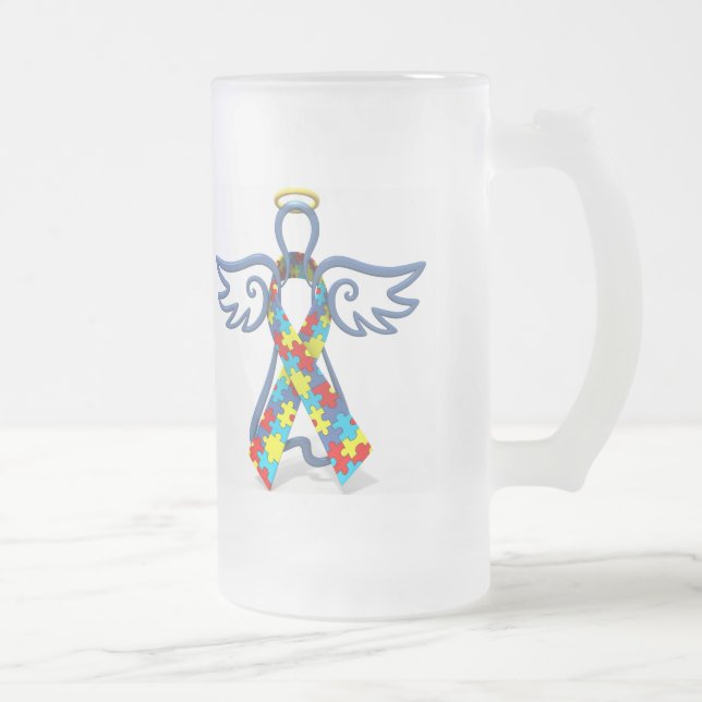 Autism Awareness Angel Mug (Right)