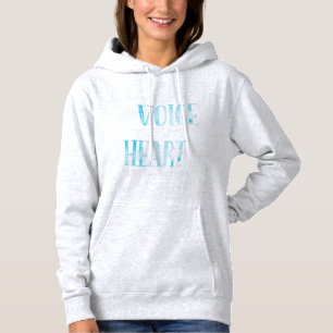Autism Awareness Apparel Her Voice She Is My Heart Hoodie