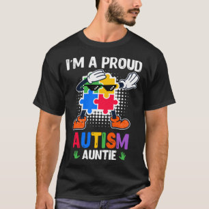 Autism Awareness Aunt Autistic Child Diversity  2 T-Shirt