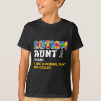 Autism Awareness Aunt Autistic Child Diversity 3 T