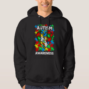 Autism Awareness Autism Acceptance Autism Love Aut Hoodie