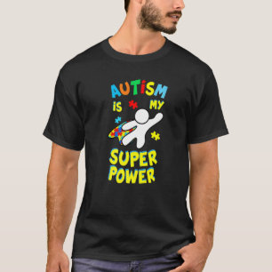 Autism Awareness Autism Is My Super Power Boys Kid T-Shirt