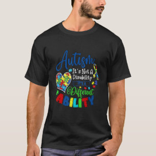 Autism Awareness Autism It's A Different Ability T-Shirt