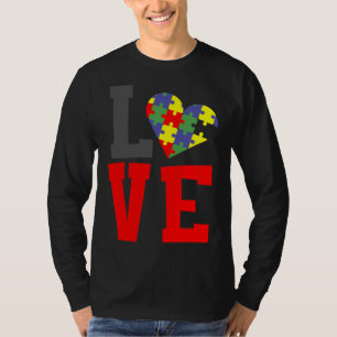 Autism Awareness Autism Love T-Shirt