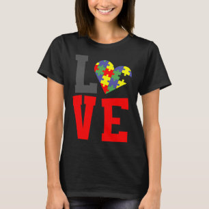 Autism Awareness Autism Love T-Shirt