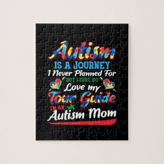 Autism Awareness Autism Mum Puzzle Piece Autistic (Vertical)