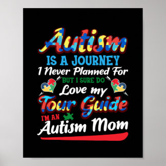 Autism Awareness Autism Mum Puzzle Piece Autistic Poster
