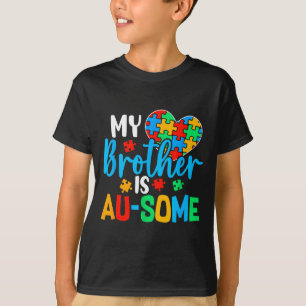 Autism Awareness Autism Squad Support Awesome Boys T-Shirt