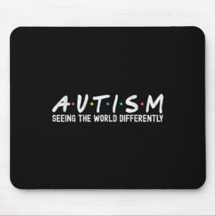 Autism Awareness Autism Squad Support Women Men, B Mouse Mat