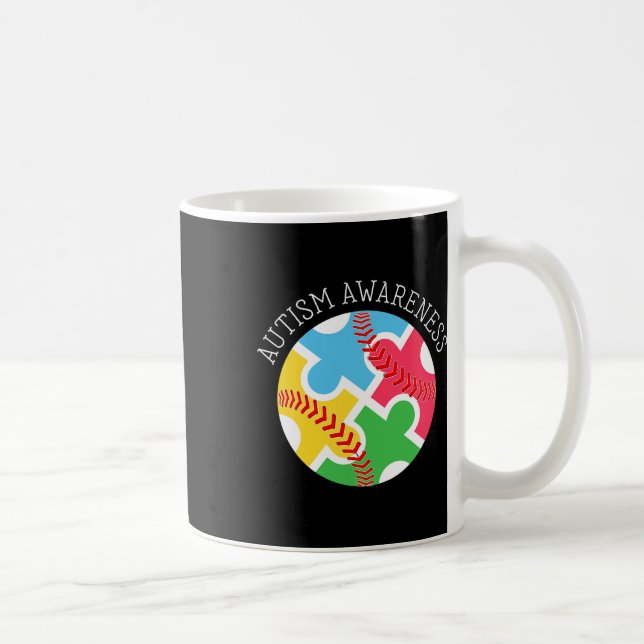 Autism Awareness Autism Support Bysebyll  Coffee Mug (Right)