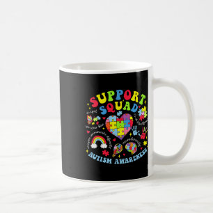 Autism Awareness Autism Support Squad Family Heart Coffee Mug