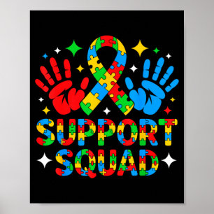 Autism awareness autism support squad family  poster