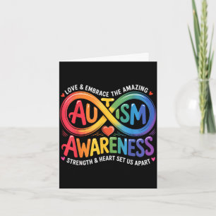 Autism awareness autistic card