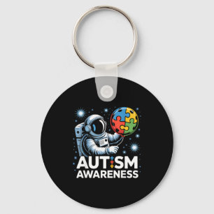 Autism awareness autistic key ring