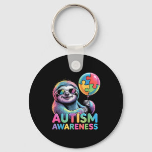Autism awareness autistic key ring