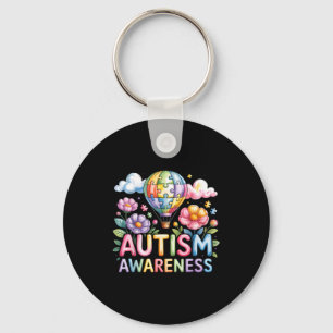 Autism awareness autistic key ring