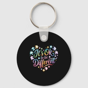 Autism awareness autistic key ring