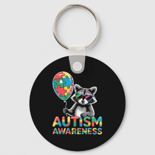 Autism awareness autistic key ring
