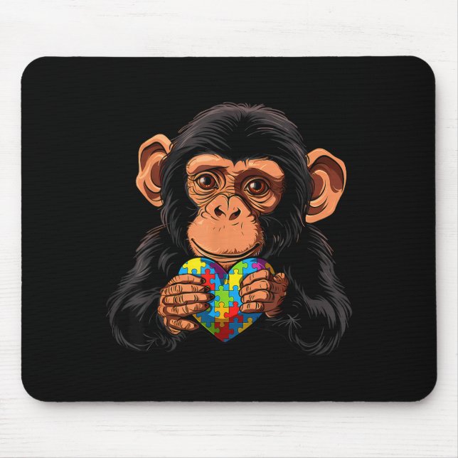 Autism awareness autistic  mouse mat (Front)