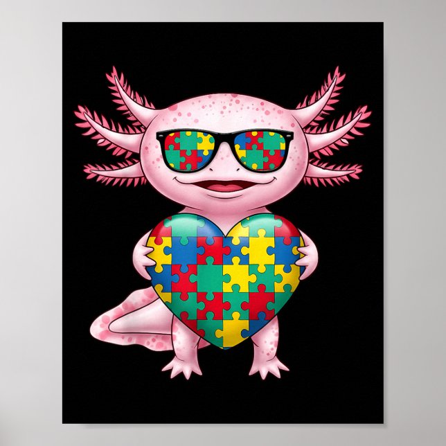 Autism awareness autistic  poster (Front)